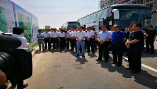 张家口市委、市政府开展重点项目暨集团京张奥产业园区建设观摩